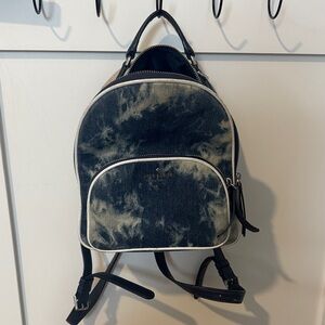 Kate Spade Denim and Cream Backpack